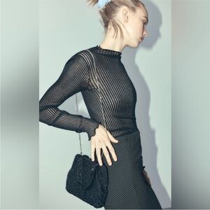 Single pc 🔥Zara limited edition celeb style beaded mini bag